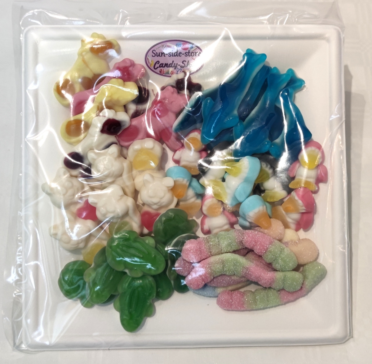 Unsere mittelgroßen Süßigkeitenplatten sind eine tolle Überraschung für ihre nächste Kindergeburtstagsfeier